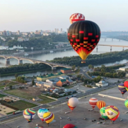 фестиваль воздухоплавания «Приволжская фиеста» в Нижнем Новгороде 2023 фотографии