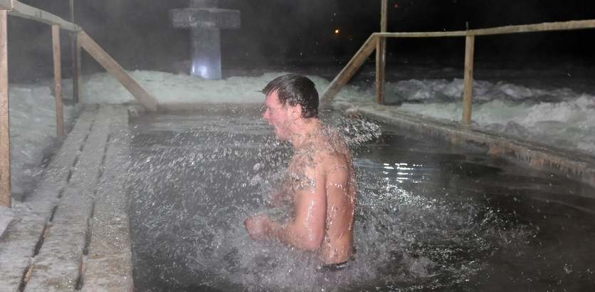 Крещенские купания в Нижнем Новгороде 2022